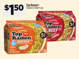 Dollar General Top Ramen Chicken or Beef offer