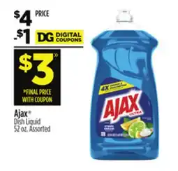 Dollar General Ajax Dish Liquid offer