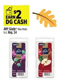 Dollar General ANY Glade Wax Melts offer