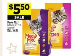 Dollar General Meow Mix Cat Food offer