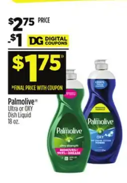 Dollar General Palmolive Ultra or OXY Dish Liquid offer