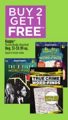 Dollar General Kappa Puzzle Books offer