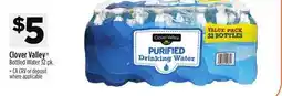 Dollar General Clover Valley Bottled Water offer
