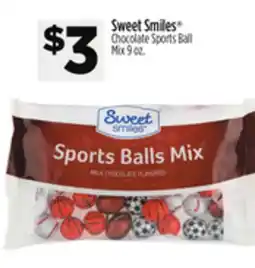 Dollar General Sweet Smiles Chocolate Sports Ball Mix offer