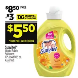 Dollar General Suavitel Liquid Fabric Softener offer