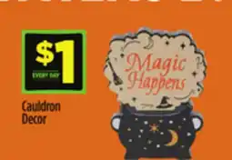 Dollar General Cauldron Decor offer
