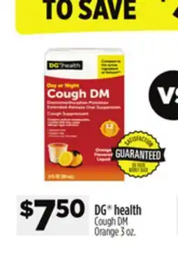 Dollar General DG health Cough DM offer