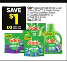 Dollar General Gain Liquid Laundry Detergent offer