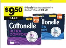 Dollar General Cottonelle Bath Tissue Ultra Comfort or Ultra Clean offer
