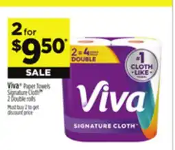 Dollar General Viva Paper Towels Signature Cloth offer