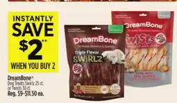 Dollar General DreamBone Dog Treats Swizts offer