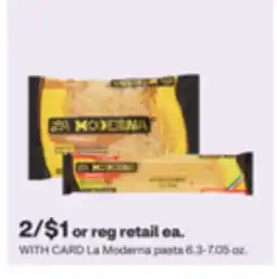 CVS La Moderna pasta, 6.3-7.05 oz offer