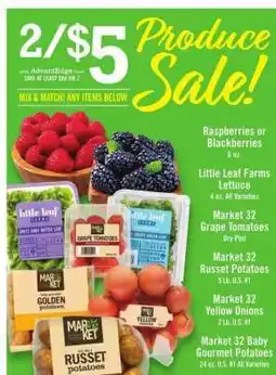 Price Chopper Raspberries or Blackberries offer