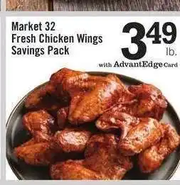 Price Chopper Market 32 Fresh Chicken Wings Savings Pack offer