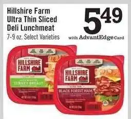 Price Chopper Hillshire Farm Ultra Thin Sliced Deli Lunchmeat offer