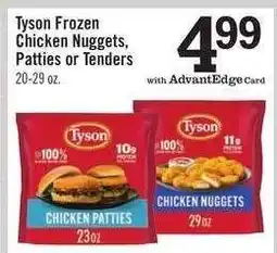 Price Chopper Tyson Frozen Chicken Nuggets, Patties or Tenders offer