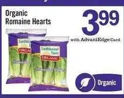 Price Chopper Organic Romaine Hearts offer