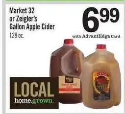 Price Chopper Market 32 or Zeigler's Gallon Apple Cider offer