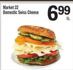 Price Chopper Market 32 Domestic Swiss Cheese offer