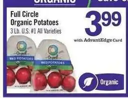 Price Chopper Full Circle Organic Potatoes offer