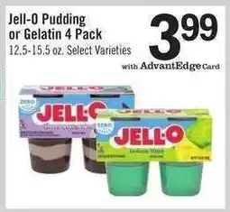 Price Chopper Jell-O Pudding or Gelatin 4 Pack offer