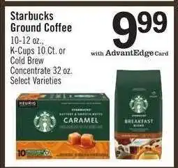 Price Chopper Starbucks Ground Coffee offer