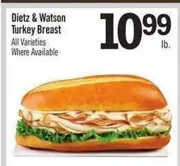 Price Chopper Dietz & Watson Turkey Breast offer