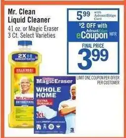 Price Chopper Mr. Clean Liquid Cleaner offer