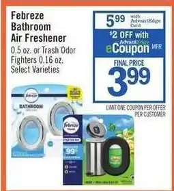 Price Chopper Febreze Bathroom Air Freshener offer