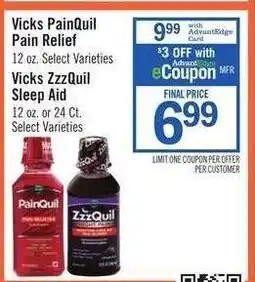 Price Chopper Vicks ZzzQuil Sleep-Aid offer