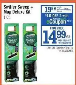 Price Chopper Swiffer Sweep + Mop Deluxe Kit offer