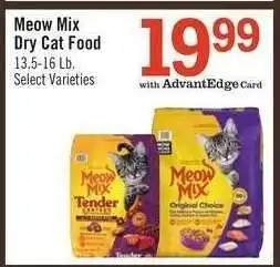 Price Chopper Meow Mix Dry Cat Food offer