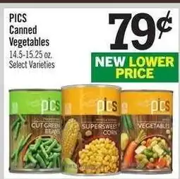 Price Chopper PICS Canned Vegetables offer