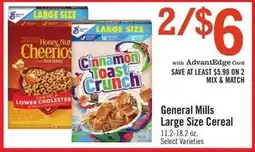 Price Chopper General Mills Large Size Cereal offer