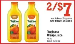 Price Chopper Tropicana Orange Juice offer