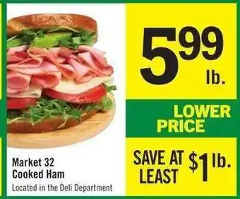 Price Chopper Market 32 Cooked Ham offer