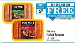 Price Chopper Premio Italian Sausage offer