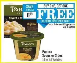 Price Chopper Panera Soups or Sides offer