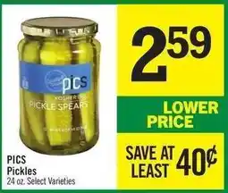Price Chopper PICS Pickles offer