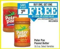 Price Chopper Peter Pan Peanut Butter offer