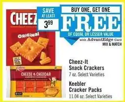 Price Chopper Cheez-It Snack Crackers offer