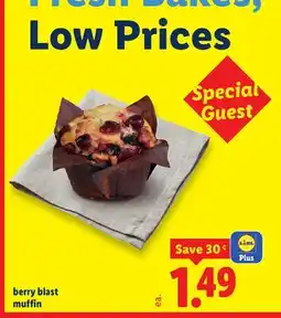 Lidl berry blast muffin offer