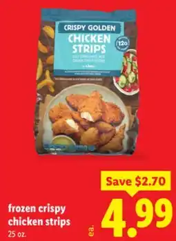 Lidl frozen crispy chicken strips offer