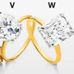 JC Penney 4-1/7 to 4-1/4 ct. t.w. lab-grown diamond 4 ct. center stone◊ Color E-F, Clarity VS1-VS2 offer