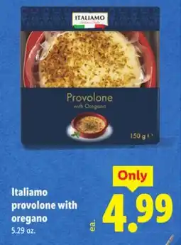 Lidl Italiamo provolone with oregano offer