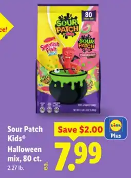 Lidl Sour Patch Kids Halloween mix, 80 ct offer