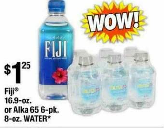 Dollar Tree Fiji Or Alka Water offer