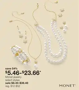 JC Penney Monet jewelry offer