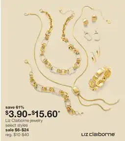 JC Penney Liz Claiborne jewelry offer