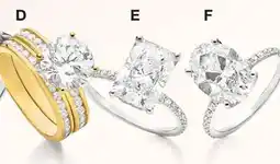 JC Penney 4 to 4-7/8 ct. t.w. lab-grown diamond 3-1/3 or 4-1/2 ct. center◊¥ Color F, Clarity VS2 offer